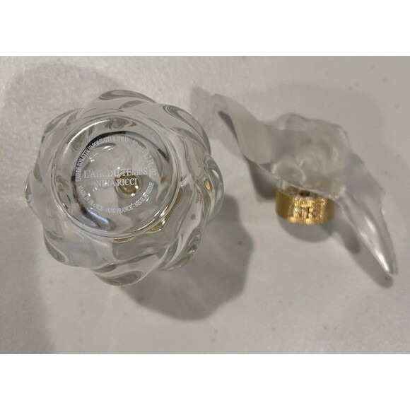 LALIQUE Nina Ricci Two Doves L'Air Du Temps Crystal Perfume EMPTY BOTTLE - Picture 5 of 5